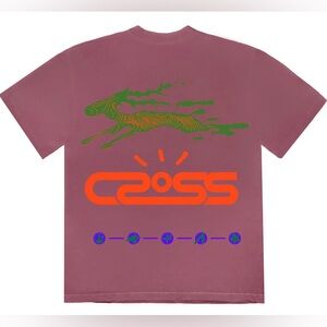•NWT• Cactus Jack x Travis Scott Mauve (Washed Purple) Cross Tech tee • Men’s XL